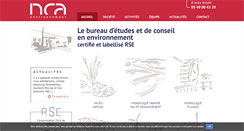 Desktop Screenshot of nca-env.fr
